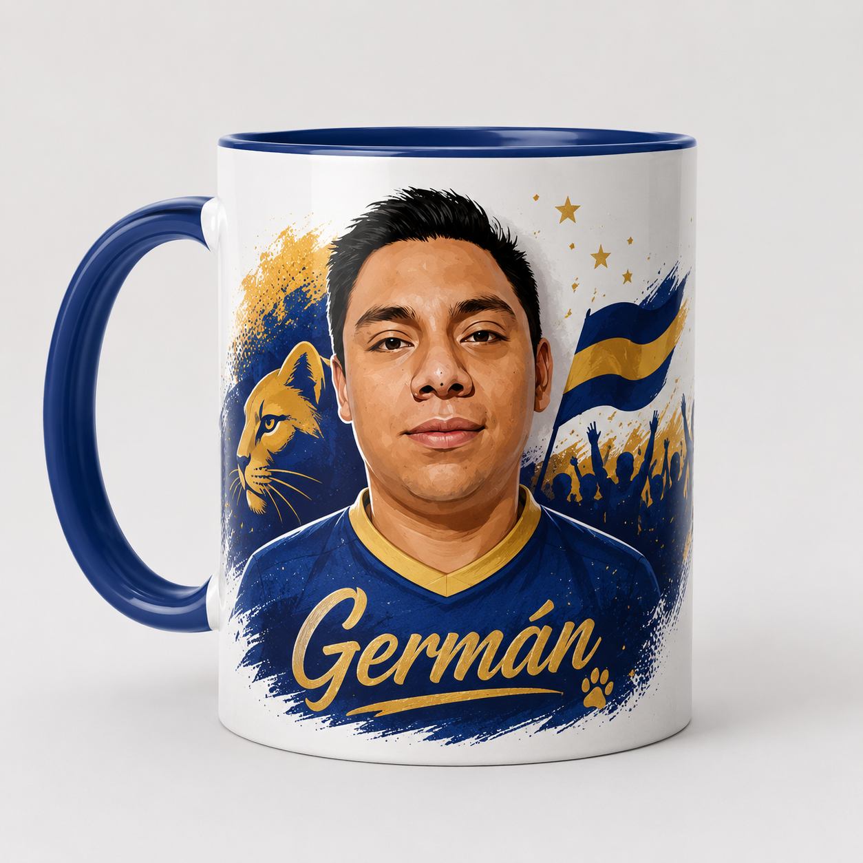 Taza azul German